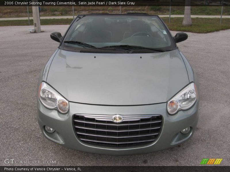 Satin Jade Pearl / Dark Slate Gray 2006 Chrysler Sebring Touring Convertible