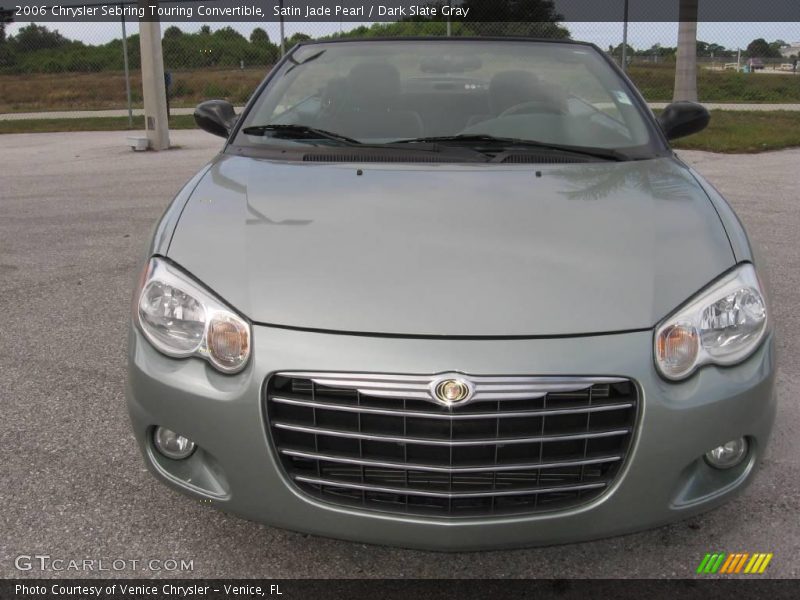 Satin Jade Pearl / Dark Slate Gray 2006 Chrysler Sebring Touring Convertible
