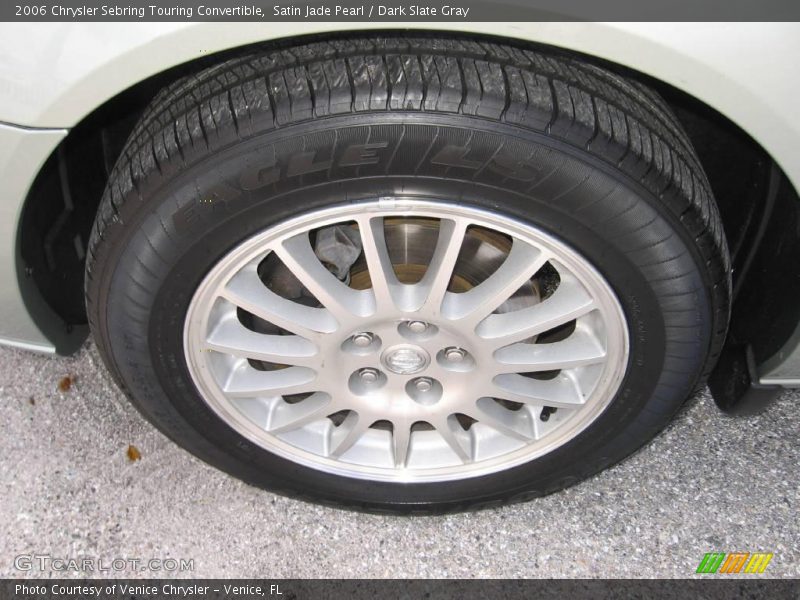 Satin Jade Pearl / Dark Slate Gray 2006 Chrysler Sebring Touring Convertible