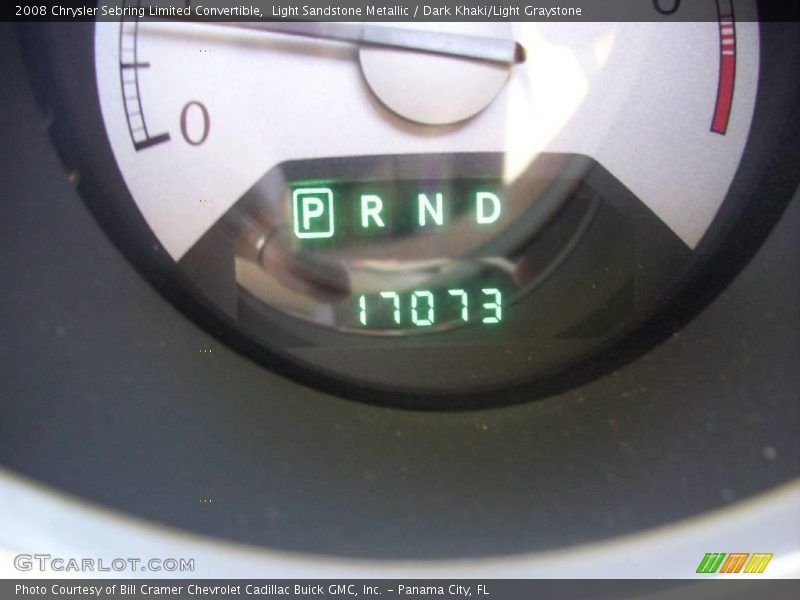Light Sandstone Metallic / Dark Khaki/Light Graystone 2008 Chrysler Sebring Limited Convertible