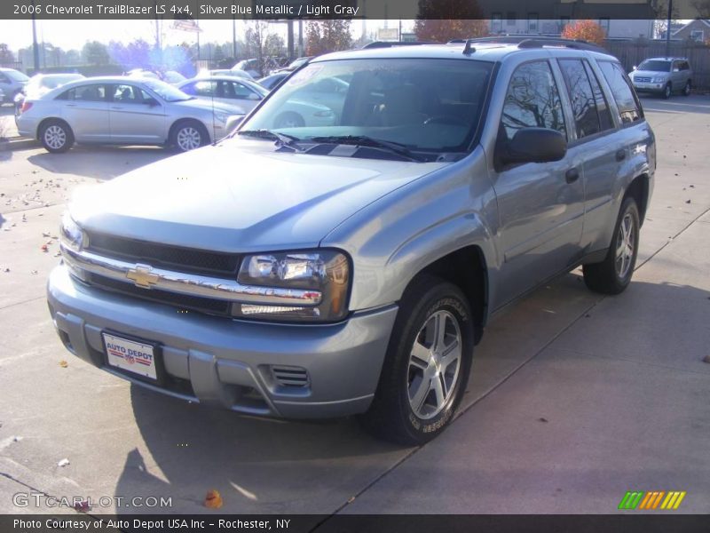Silver Blue Metallic / Light Gray 2006 Chevrolet TrailBlazer LS 4x4