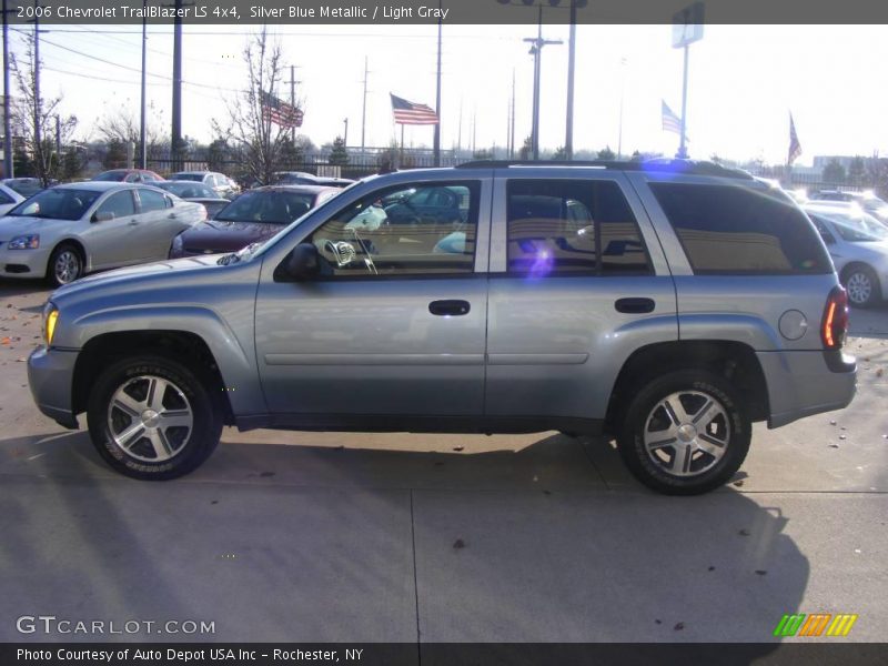 Silver Blue Metallic / Light Gray 2006 Chevrolet TrailBlazer LS 4x4