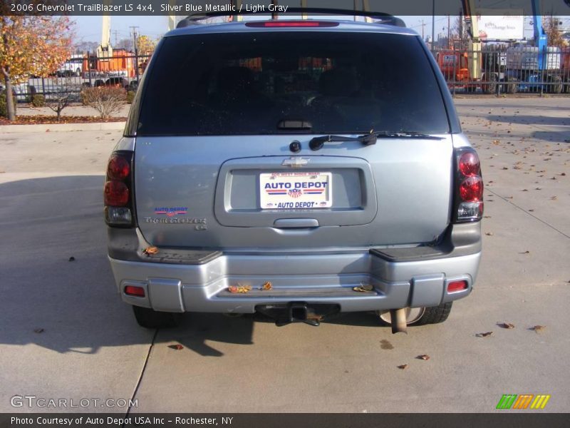 Silver Blue Metallic / Light Gray 2006 Chevrolet TrailBlazer LS 4x4