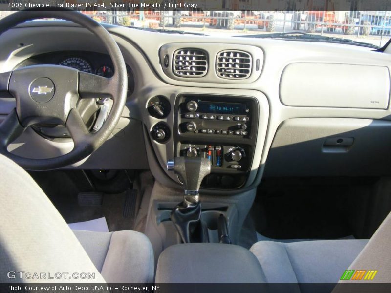 Silver Blue Metallic / Light Gray 2006 Chevrolet TrailBlazer LS 4x4