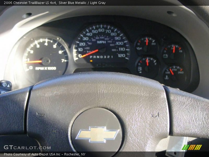 Silver Blue Metallic / Light Gray 2006 Chevrolet TrailBlazer LS 4x4