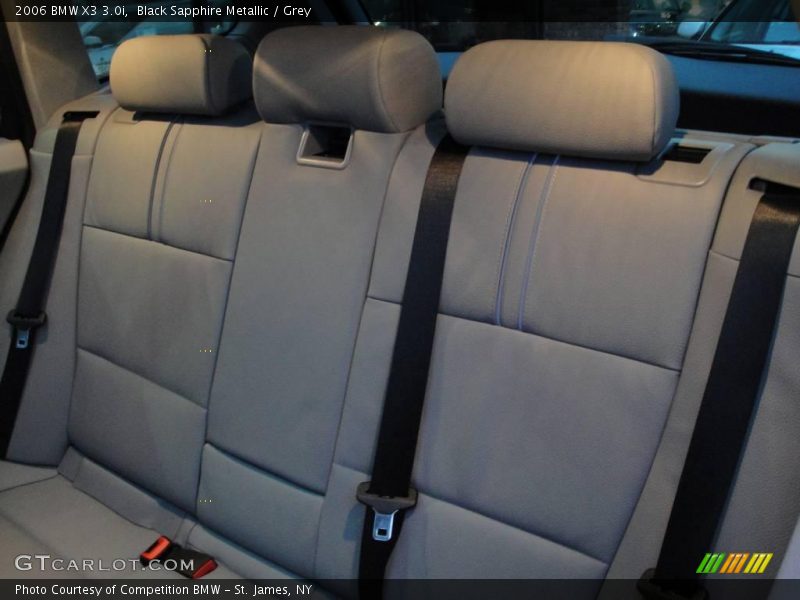 Black Sapphire Metallic / Grey 2006 BMW X3 3.0i