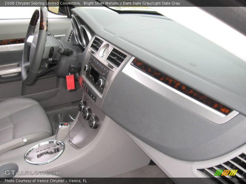 Bright Silver Metallic / Dark Slate Gray/Light Slate Gray 2008 Chrysler Sebring Limited Convertible
