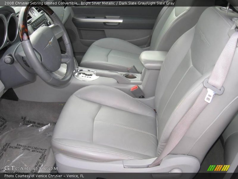 Bright Silver Metallic / Dark Slate Gray/Light Slate Gray 2008 Chrysler Sebring Limited Convertible