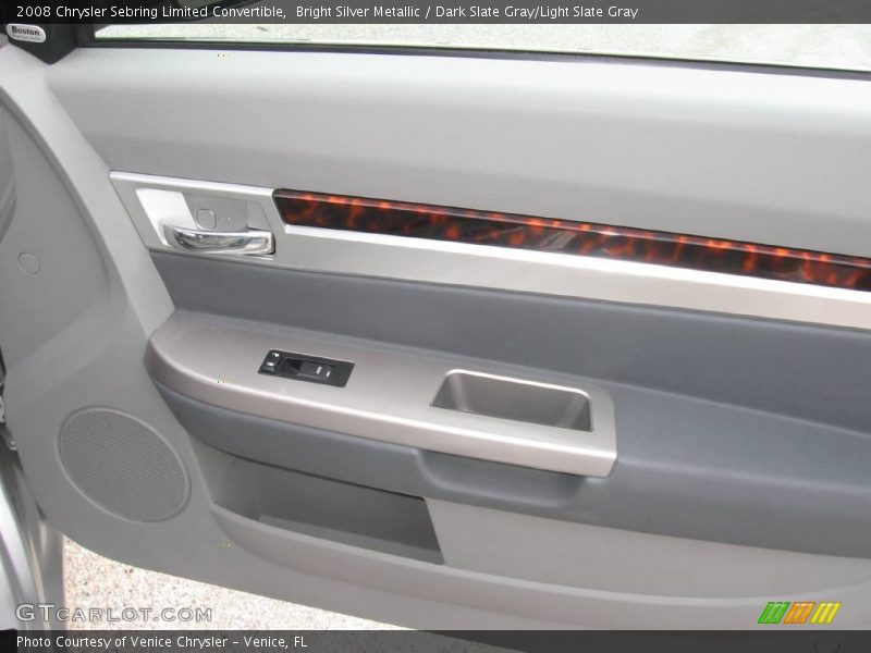 Bright Silver Metallic / Dark Slate Gray/Light Slate Gray 2008 Chrysler Sebring Limited Convertible