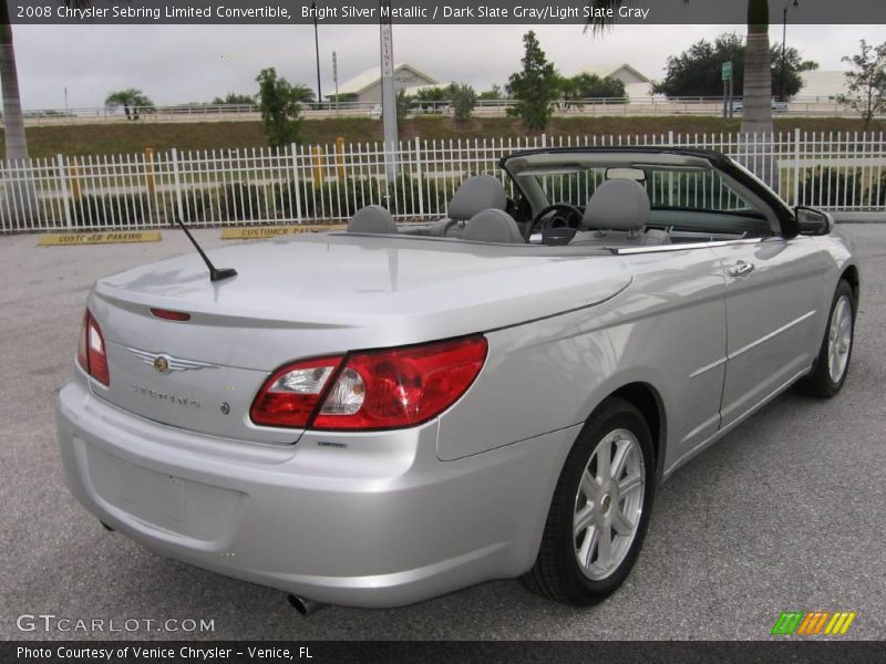 Bright Silver Metallic / Dark Slate Gray/Light Slate Gray 2008 Chrysler Sebring Limited Convertible