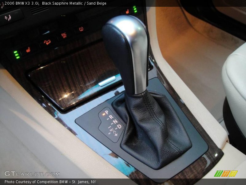 Black Sapphire Metallic / Sand Beige 2006 BMW X3 3.0i