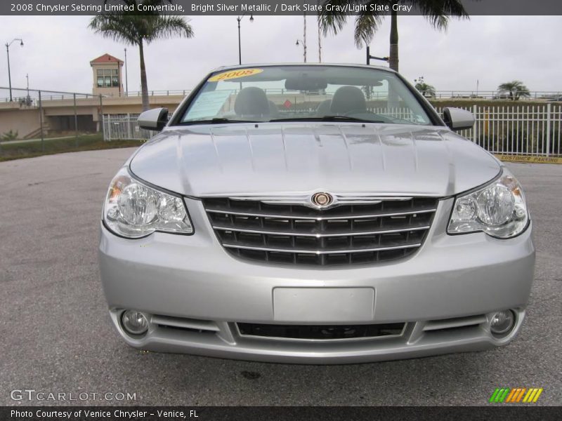 Bright Silver Metallic / Dark Slate Gray/Light Slate Gray 2008 Chrysler Sebring Limited Convertible