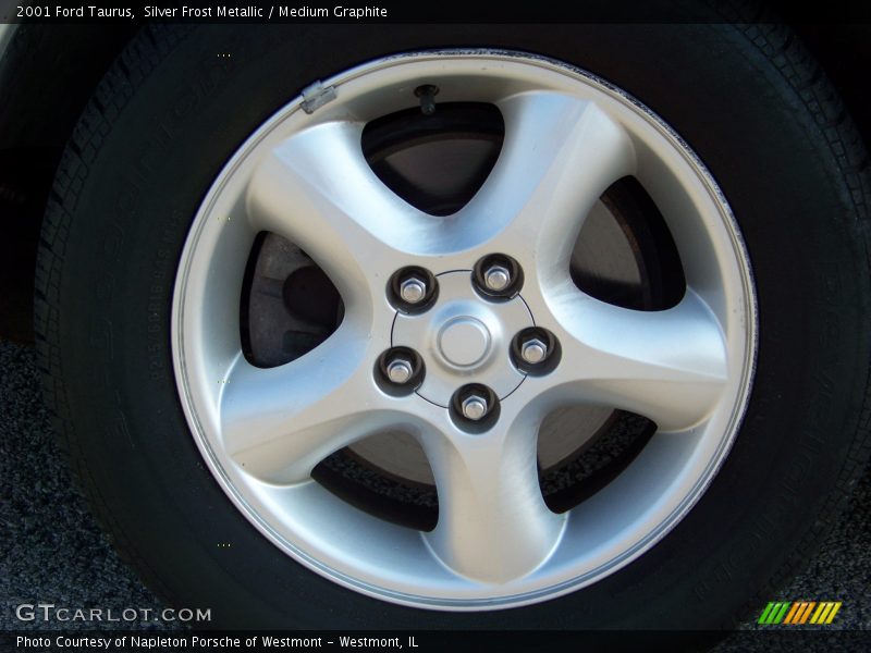 Silver Frost Metallic / Medium Graphite 2001 Ford Taurus