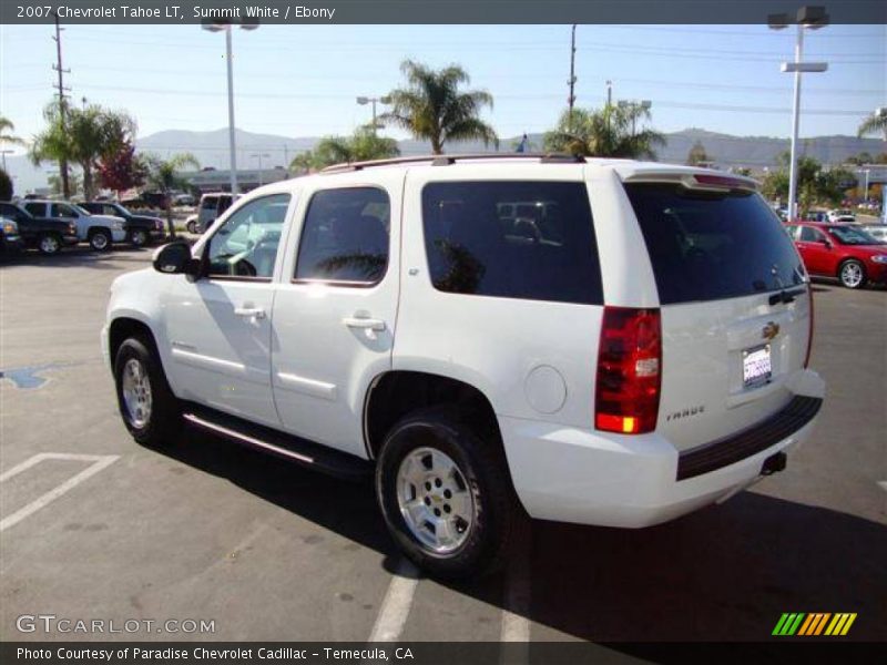 Summit White / Ebony 2007 Chevrolet Tahoe LT