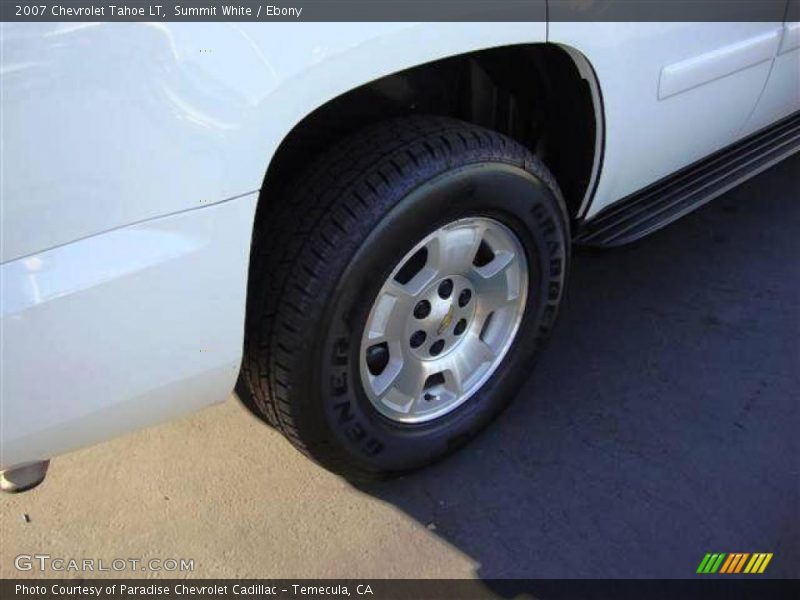 Summit White / Ebony 2007 Chevrolet Tahoe LT