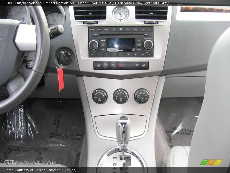 Bright Silver Metallic / Dark Slate Gray/Light Slate Gray 2008 Chrysler Sebring Limited Convertible