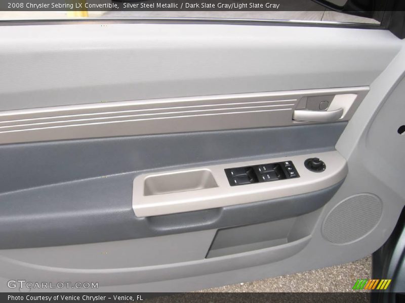 Silver Steel Metallic / Dark Slate Gray/Light Slate Gray 2008 Chrysler Sebring LX Convertible