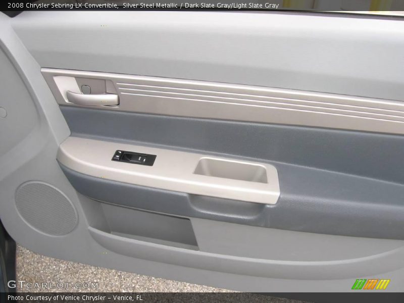 Silver Steel Metallic / Dark Slate Gray/Light Slate Gray 2008 Chrysler Sebring LX Convertible