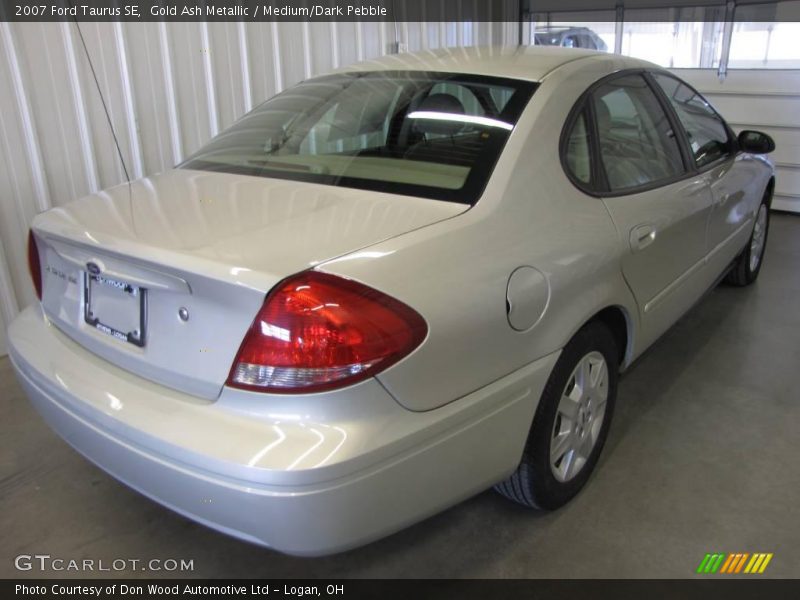 Gold Ash Metallic / Medium/Dark Pebble 2007 Ford Taurus SE