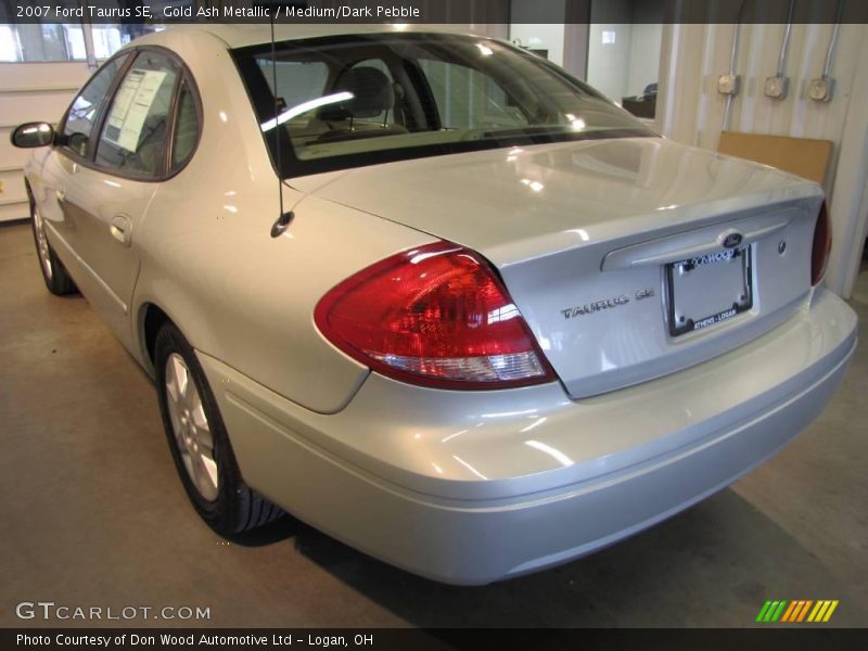 Gold Ash Metallic / Medium/Dark Pebble 2007 Ford Taurus SE