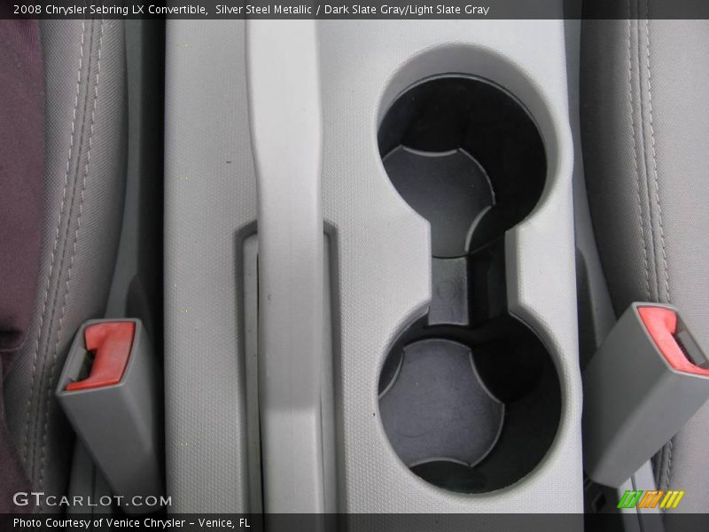 Silver Steel Metallic / Dark Slate Gray/Light Slate Gray 2008 Chrysler Sebring LX Convertible
