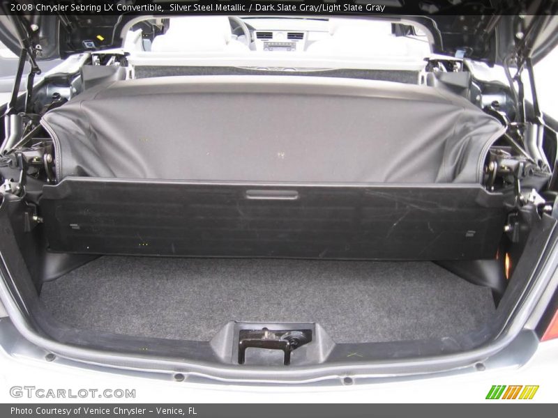 Silver Steel Metallic / Dark Slate Gray/Light Slate Gray 2008 Chrysler Sebring LX Convertible