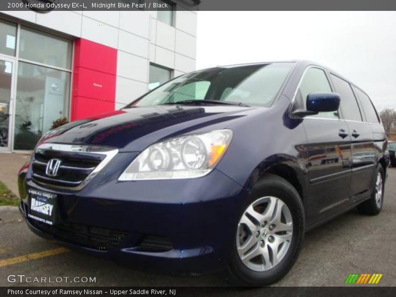 Midnight Blue Pearl / Black 2006 Honda Odyssey EX-L