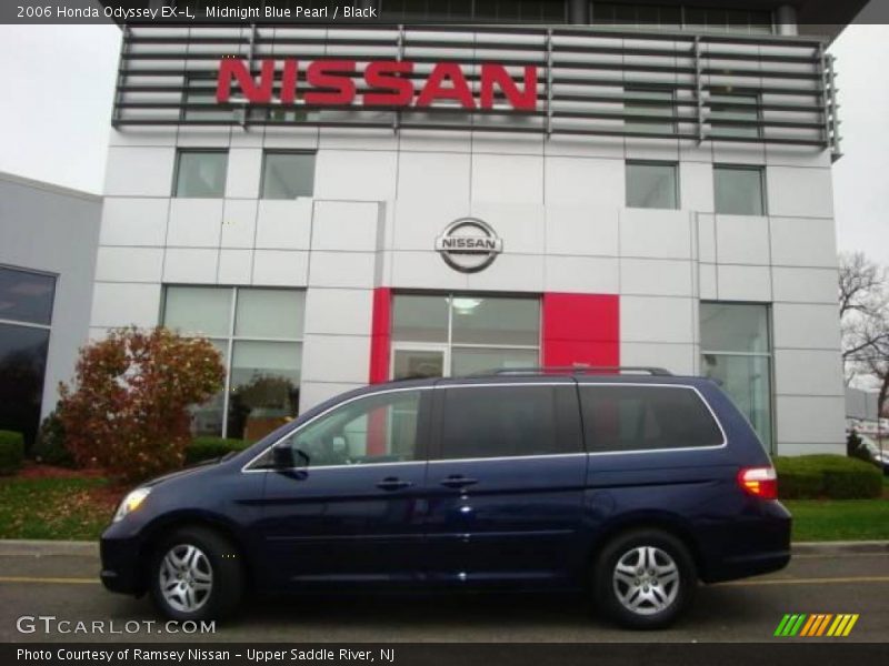 Midnight Blue Pearl / Black 2006 Honda Odyssey EX-L