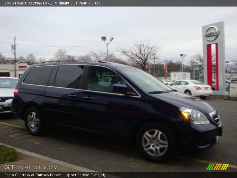 Midnight Blue Pearl / Black 2006 Honda Odyssey EX-L