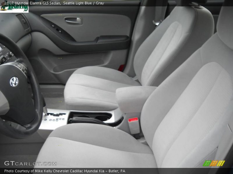 Seattle Light Blue / Gray 2007 Hyundai Elantra GLS Sedan