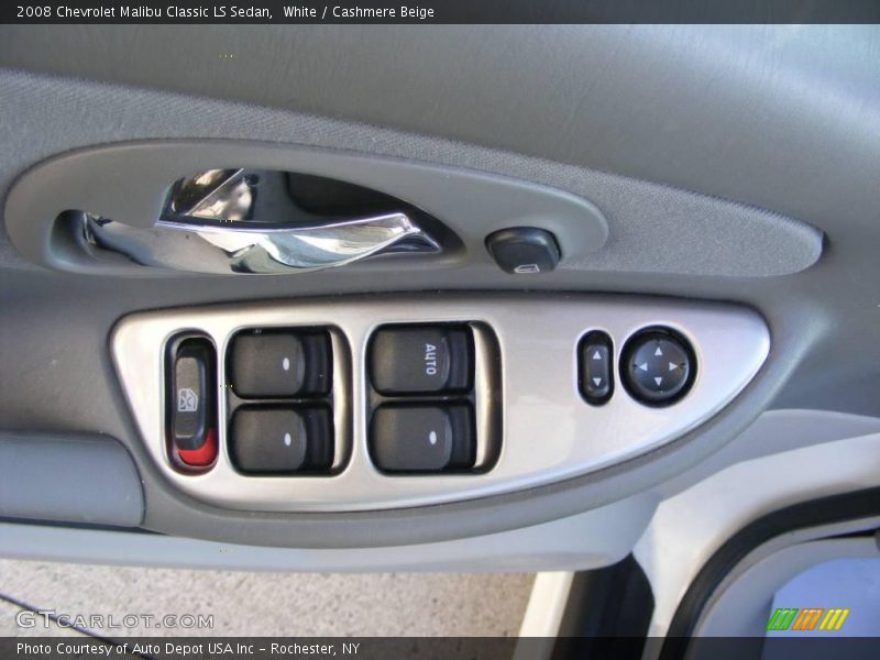 White / Cashmere Beige 2008 Chevrolet Malibu Classic LS Sedan