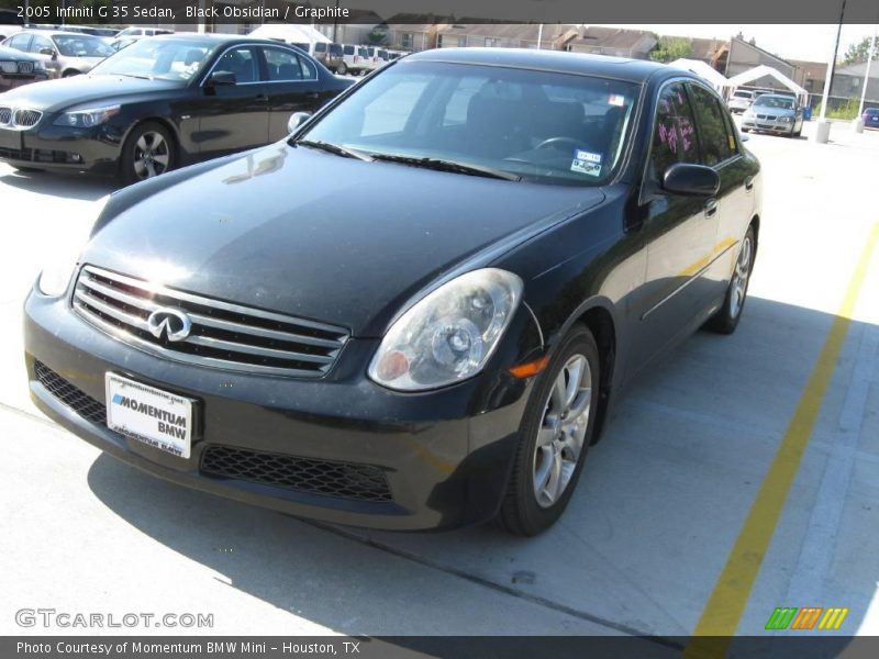 Black Obsidian / Graphite 2005 Infiniti G 35 Sedan