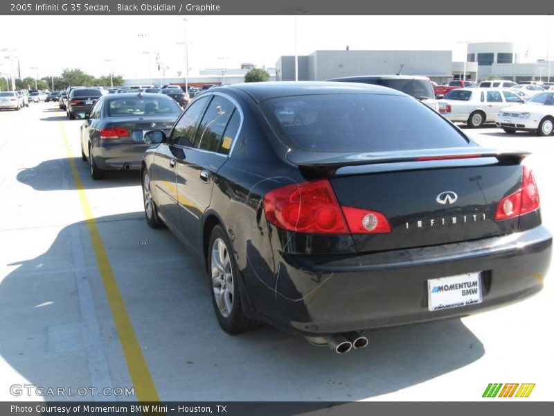 Black Obsidian / Graphite 2005 Infiniti G 35 Sedan