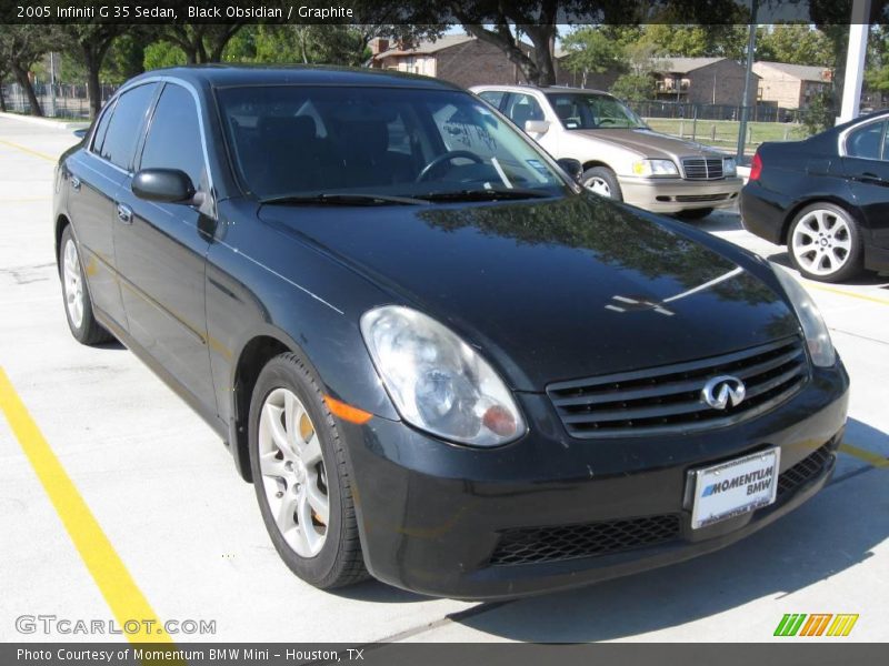Black Obsidian / Graphite 2005 Infiniti G 35 Sedan