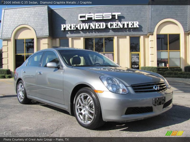 Diamond Graphite Metallic / Graphite 2006 Infiniti G 35 Sedan