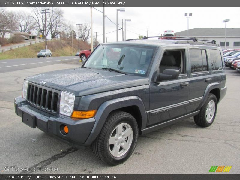 Steel Blue Metallic / Medium Slate Gray 2006 Jeep Commander 4x4