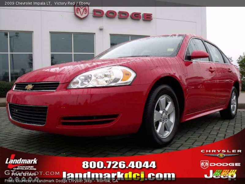 Victory Red / Ebony 2009 Chevrolet Impala LT