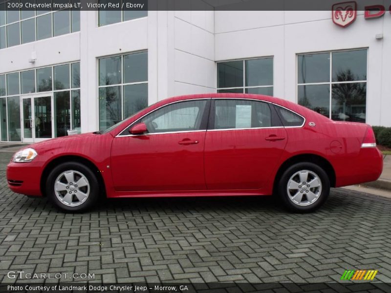 Victory Red / Ebony 2009 Chevrolet Impala LT