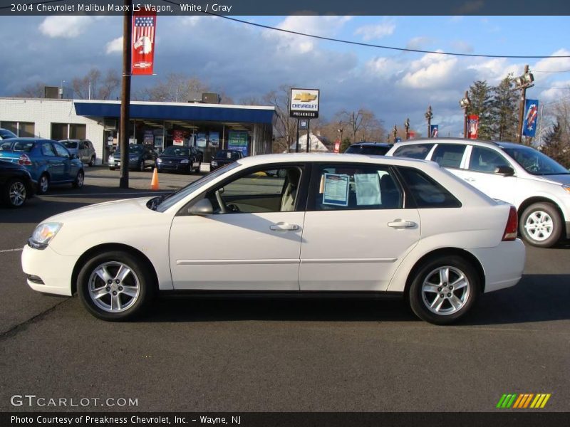 White / Gray 2004 Chevrolet Malibu Maxx LS Wagon