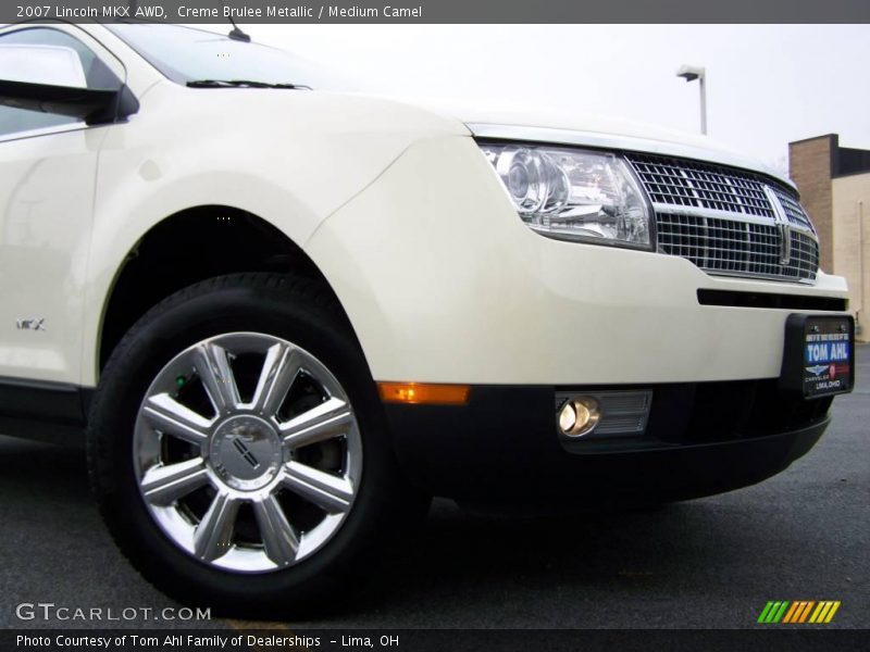 Creme Brulee Metallic / Medium Camel 2007 Lincoln MKX AWD