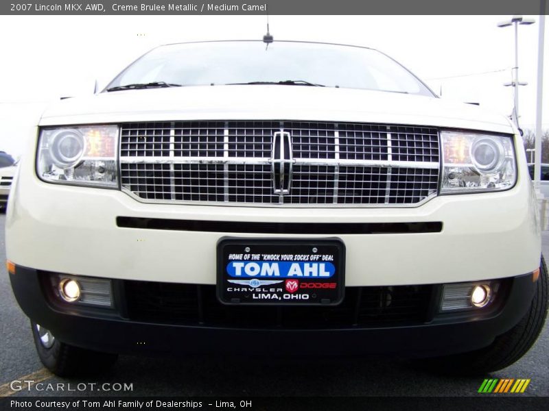 Creme Brulee Metallic / Medium Camel 2007 Lincoln MKX AWD