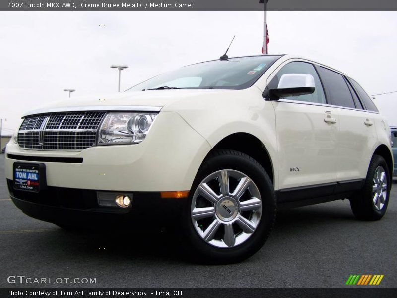 Creme Brulee Metallic / Medium Camel 2007 Lincoln MKX AWD