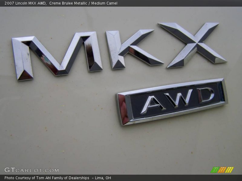 Creme Brulee Metallic / Medium Camel 2007 Lincoln MKX AWD