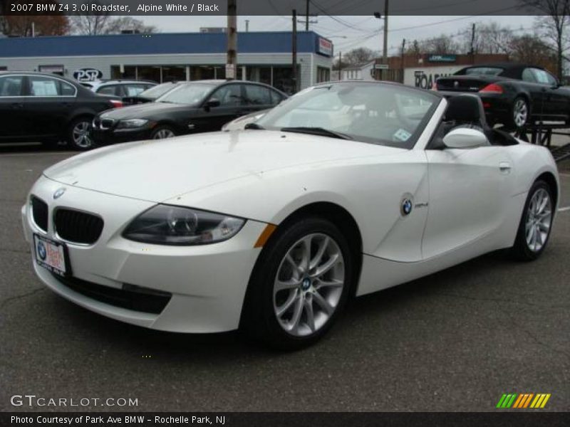 Alpine White / Black 2007 BMW Z4 3.0i Roadster