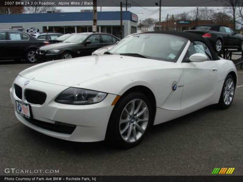 Alpine White / Black 2007 BMW Z4 3.0i Roadster
