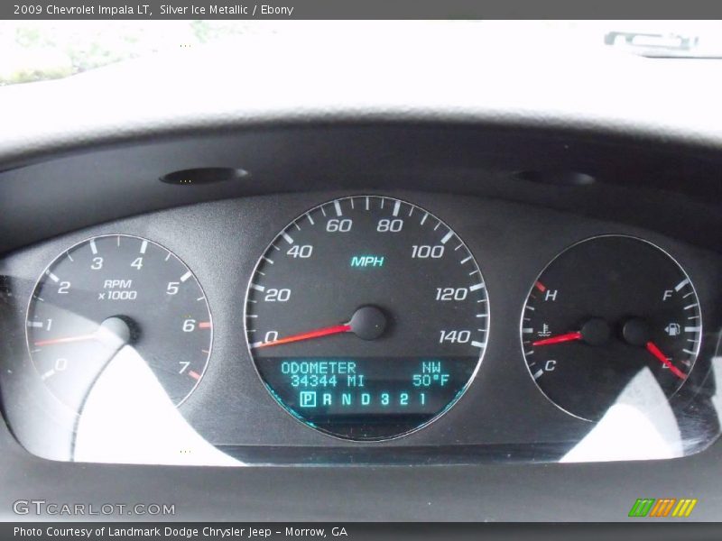 Silver Ice Metallic / Ebony 2009 Chevrolet Impala LT