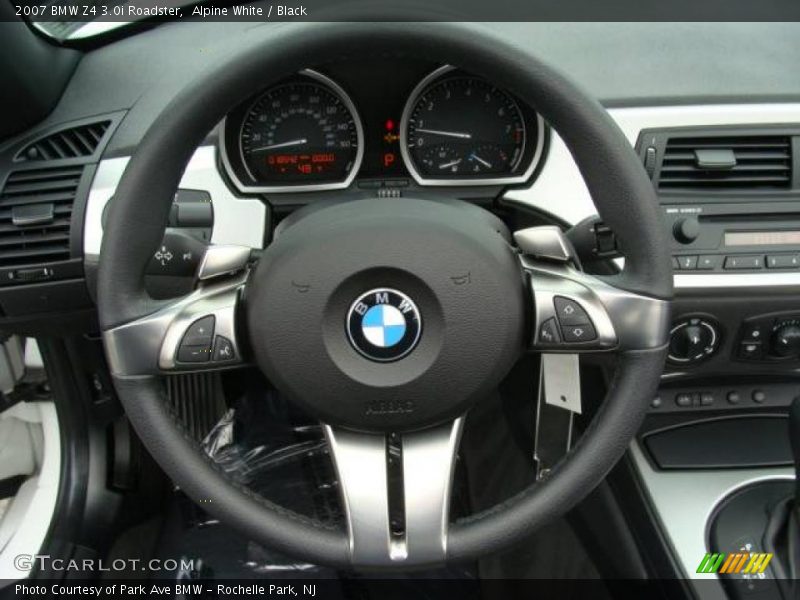 Alpine White / Black 2007 BMW Z4 3.0i Roadster