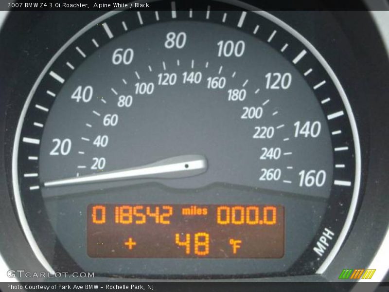 Alpine White / Black 2007 BMW Z4 3.0i Roadster