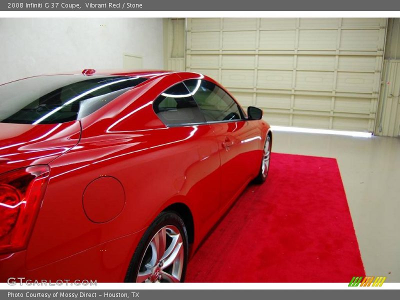 Vibrant Red / Stone 2008 Infiniti G 37 Coupe