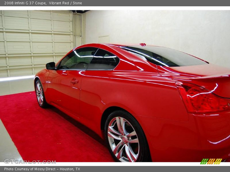 Vibrant Red / Stone 2008 Infiniti G 37 Coupe